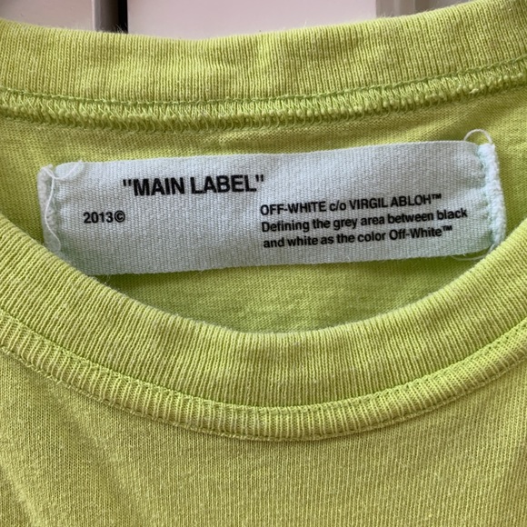 OFF- WHITE neon graphic tee - Picture 3 of 6